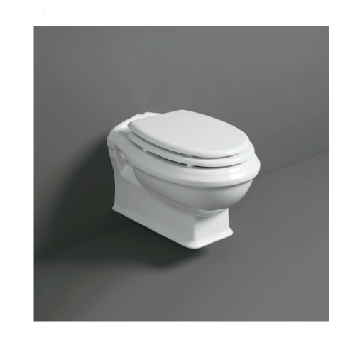 Чаша унитаза подвесная Simas AR 841 bia цвет белый без сиденья безободковая смыв торнадо